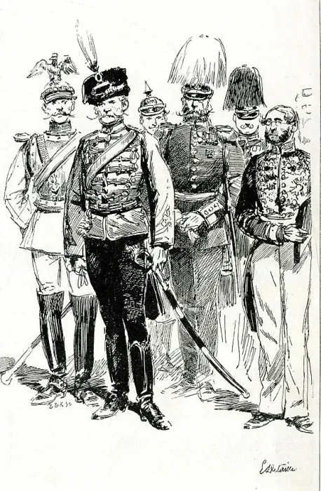 Framed Print : Delegation of foreign officers Framed Print : Delegation of foreign officers