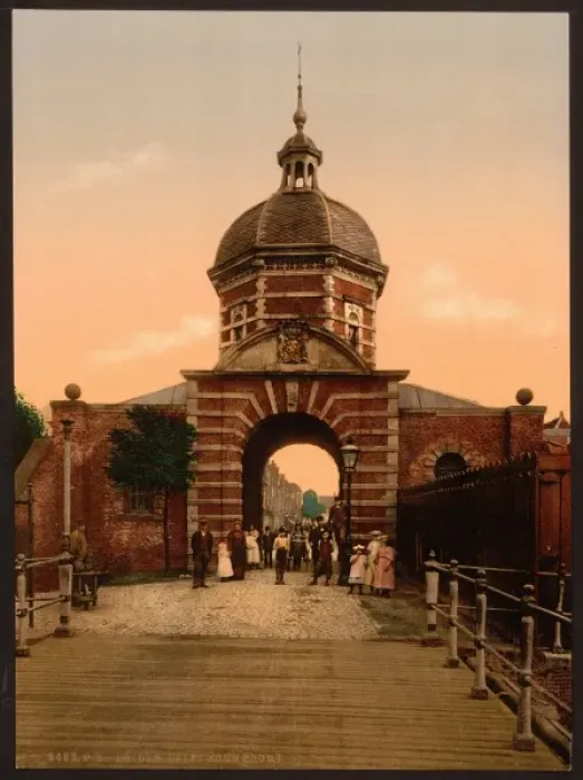Framed Print : Delft Gate, Leyden, (i. e. Leiden) Holland Framed Print : Delft Gate, Leyden, (i. e. Leiden) Holland