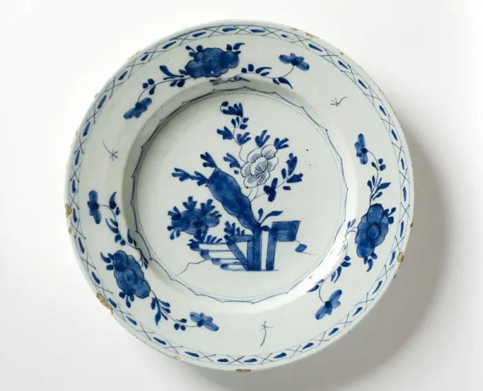 Framed Print : Delftware plate Framed Print : Delftware plate
