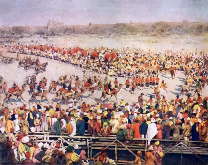 Framed Print : DELHI DURBAR / 1902 Framed Print : DELHI DURBAR / 1902