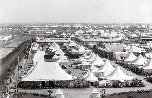 Delhi Durbar (1903?) tented village