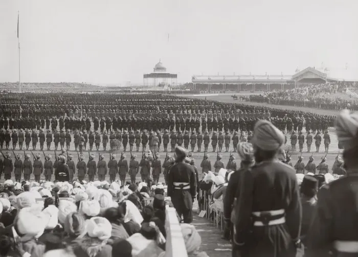 Framed Print : Delhi Durbar, probably 1911, main parade Framed Print : Delhi Durbar, probably 1911, main parade