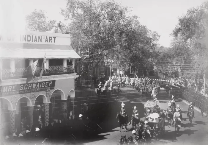 Framed Print : Delhi Durbar, probably 1911, parade Framed Print : Delhi Durbar, probably 1911, parade