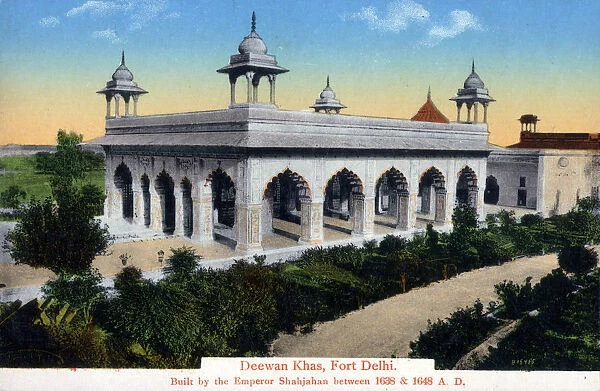Delhi, India - Exterior of Diwan-i-Khas, Fort Delhi