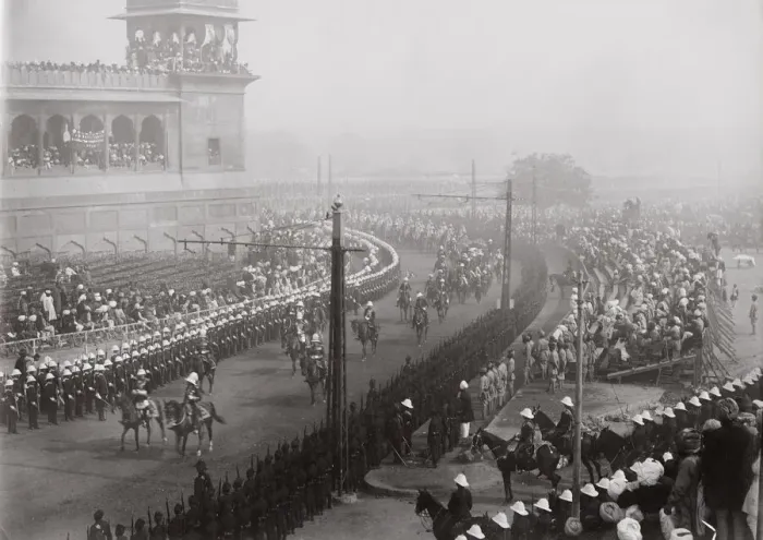 Framed Print : Delhi at the time of the Delhi Durbar, Cavalry procession Framed Print : Delhi at the time of the Delhi Durbar, Cavalry procession