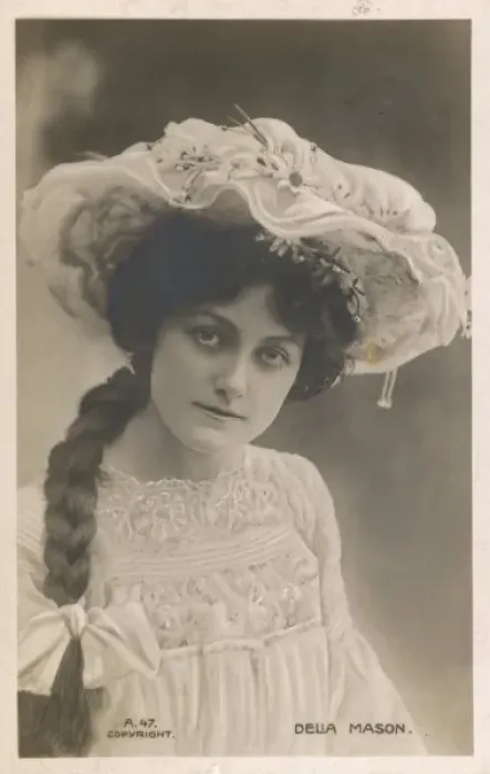 Framed Print : DELIA MASONs HAT C1906 Framed Print : DELIA MASONs HAT C1906