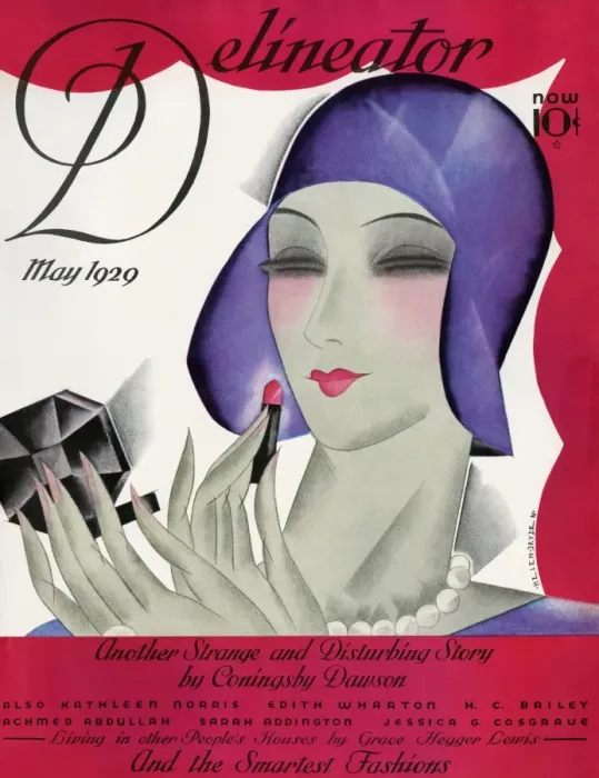 Framed Print : Delineator cover May 1929 Framed Print : Delineator cover May 1929