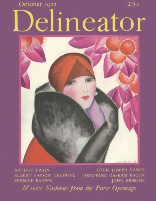 Framed Print : Delineator cover, October 1927 Framed Print : Delineator cover, October 1927