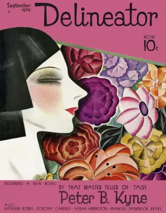 Framed Print : Delineator cover September 1929 Framed Print : Delineator cover September 1929