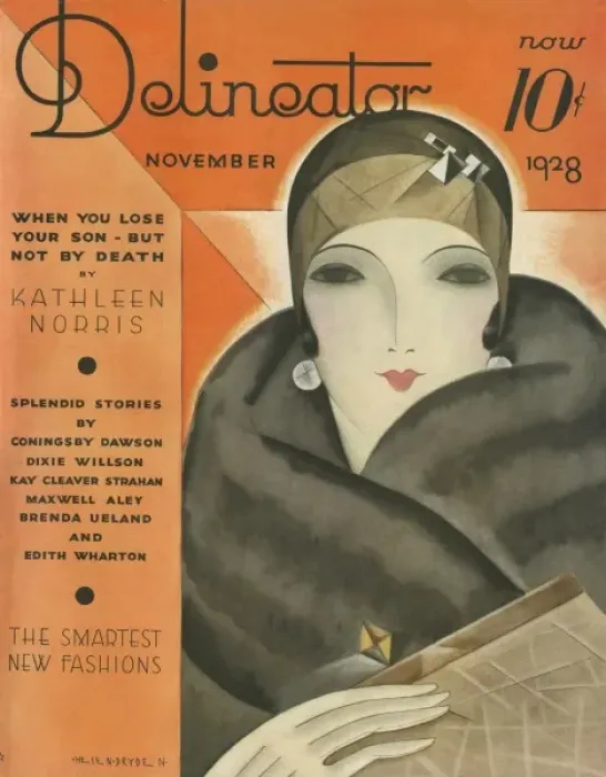 Framed Print : The Delineator November 1928 Framed Print : The Delineator November 1928
