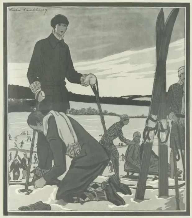Framed Print : Delineator page, January 1927 Framed Print : Delineator page, January 1927