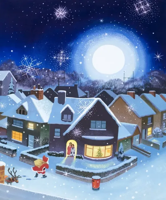 Framed Print : Delivery by Father Christmas Framed Print : Delivery by Father Christmas