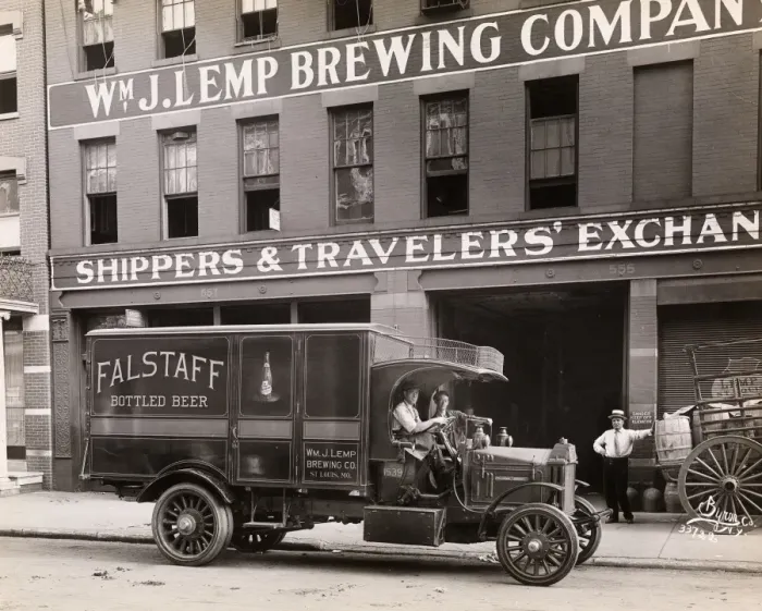 Framed Print : Delivery truck c. 1910 Framed Print : Delivery truck c. 1910