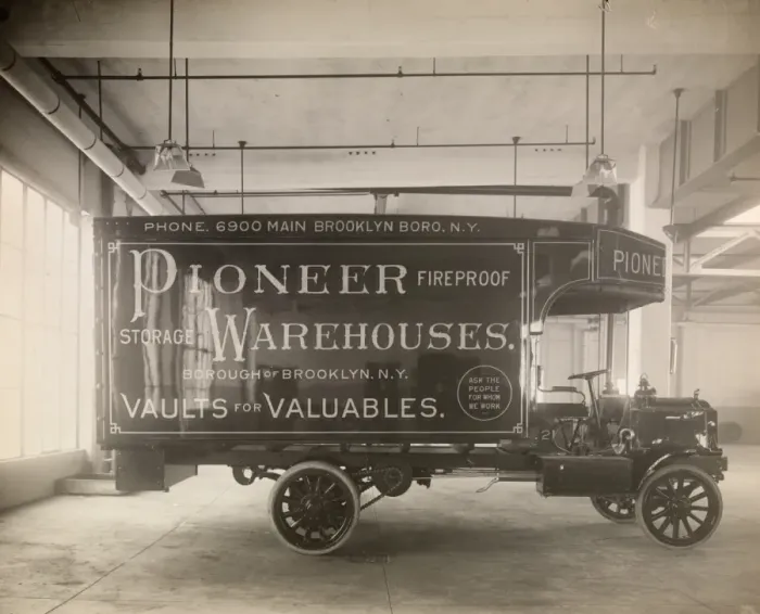 Framed Print : Delivery truck c. 1910 Framed Print : Delivery truck c. 1910