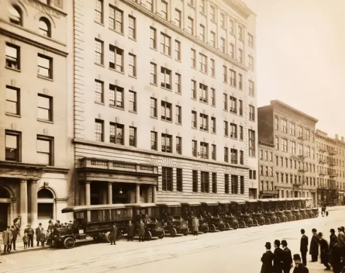 Framed Print : Delivery truck c. 1910 Framed Print : Delivery truck c. 1910