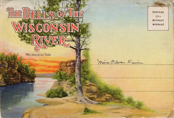 Framed Print : The Dells of the Wisconsin River, Wisconsin, USA Date: 1932 Framed Print : The Dells of the Wisconsin River, Wisconsin, USA Date: 1932