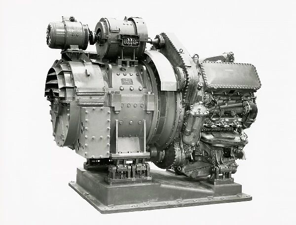 Deltic 9-5A flange mounted engine for MCMVs