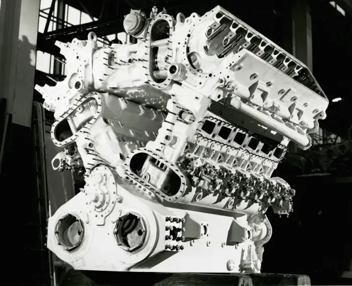 Framed Print : Deltic D18 engine, triangle Framed Print : Deltic D18 engine, triangle