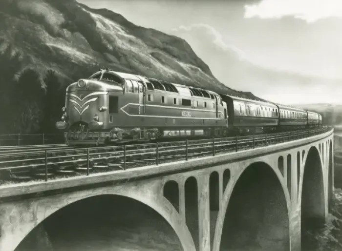 Framed Print : Deltic DP1 locomotive Framed Print : Deltic DP1 locomotive