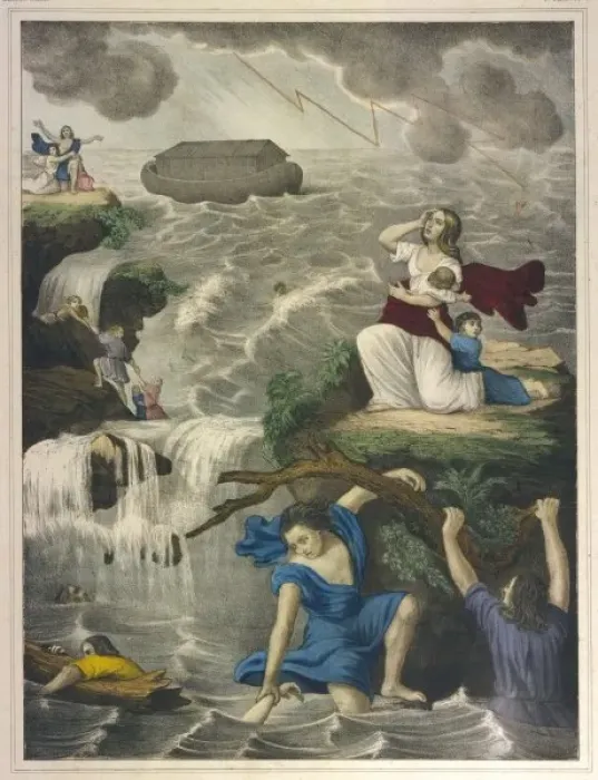 Framed Print : The Deluge Comes Framed Print : The Deluge Comes