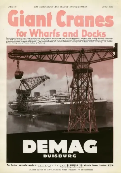Framed Print : Demag Duisburg Giant Cranes Framed Print : Demag Duisburg Giant Cranes