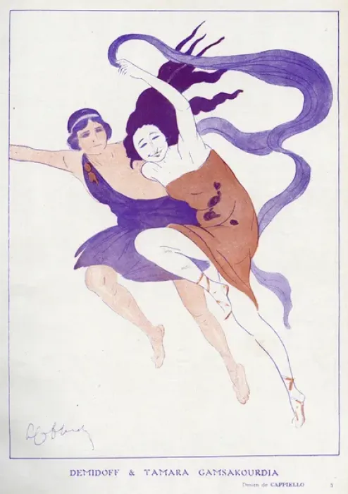 Framed Print : Demidoff & Tamara / Ballet Framed Print : Demidoff & Tamara / Ballet