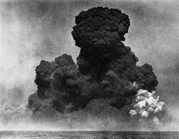 Framed Print : The Demolition of Heligoland, Germany, 1947 Framed Print : The Demolition of Heligoland, Germany, 1947