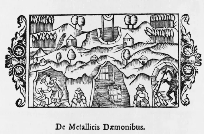 Framed Print : Demons of the Mines Framed Print : Demons of the Mines