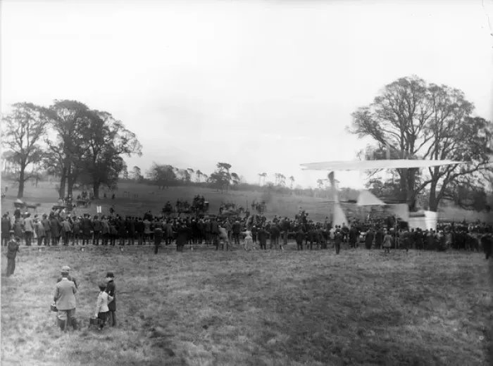 Framed Print : Demonstration of Hiram Maxims flying machine Baldwyns Park Framed Print : Demonstration of Hiram Maxims flying machine Baldwyns Park