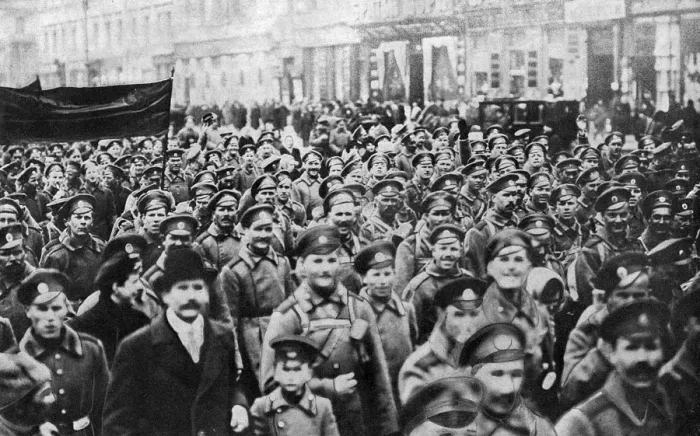 Framed Print : Demonstration during Revolution, Petrograd, Russia Framed Print : Demonstration during Revolution, Petrograd, Russia