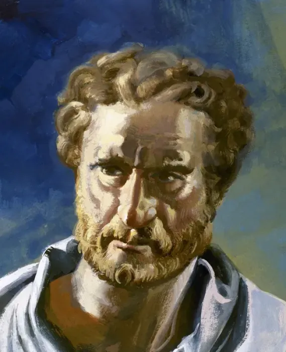 Framed Print : Demosthenes (384-322 BC) Framed Print : Demosthenes (384-322 BC)