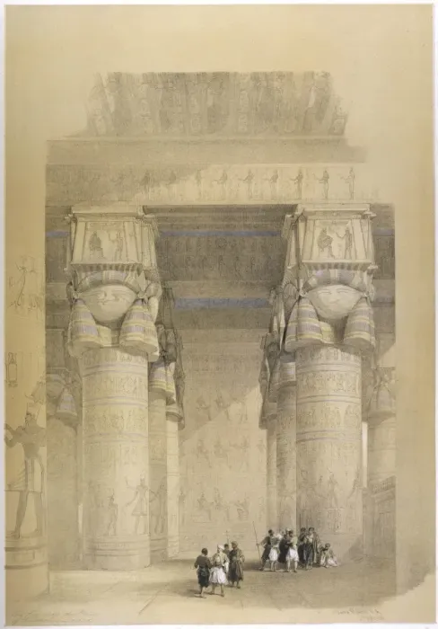 Framed Print : Denderah Temple / Egypt Framed Print : Denderah Temple / Egypt