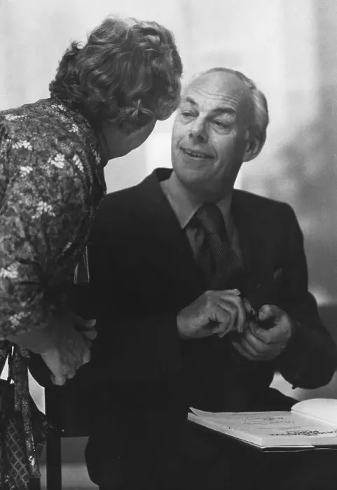 Framed Print : Denis Thatcher, British businessman and PM's husband Framed Print : Denis Thatcher, British businessman and PM's husband