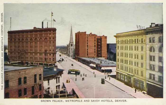Framed Print : Denver, Colorado - Three Hotels Framed Print : Denver, Colorado - Three Hotels