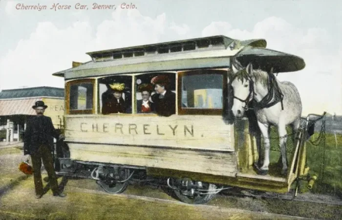 Framed Print : Denver, Colorado, USA - Cherrelyn Horse Car Framed Print : Denver, Colorado, USA - Cherrelyn Horse Car