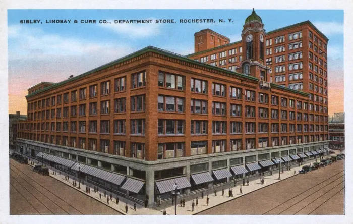 Framed Print : Department store, Rochester, New York State, USA Framed Print : Department store, Rochester, New York State, USA