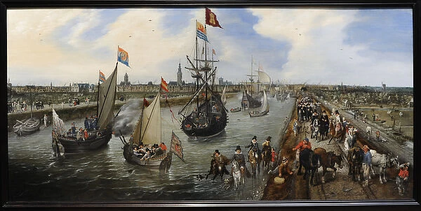 The Departure of a Dignitary from Middelburg, 1615, by Adria