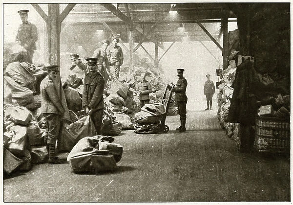 Departure of mail to British Soldiers