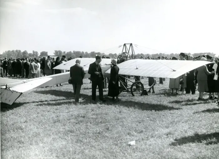 Framed Print : Deperdussin of 1910, belonging to the Shuttleworth Colle? Framed Print : Deperdussin of 1910, belonging to the Shuttleworth Colle?