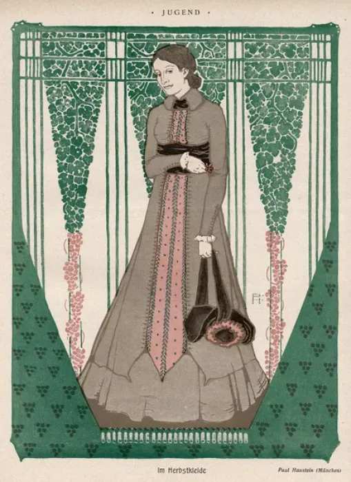 Framed Print : Depiction of Autumn 1903