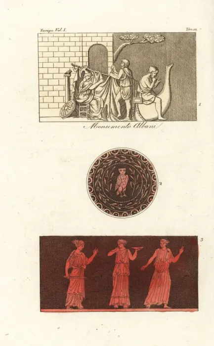 Framed Print : Depictions of Jason, Minerva and Medea Framed Print : Depictions of Jason, Minerva and Medea