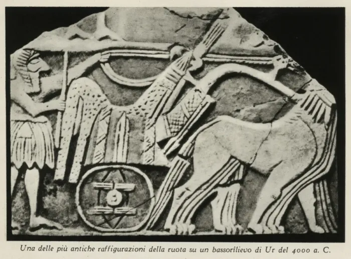 Framed Print : Depictions of the wheel on a bas-relief at Ur Framed Print : Depictions of the wheel on a bas-relief at Ur