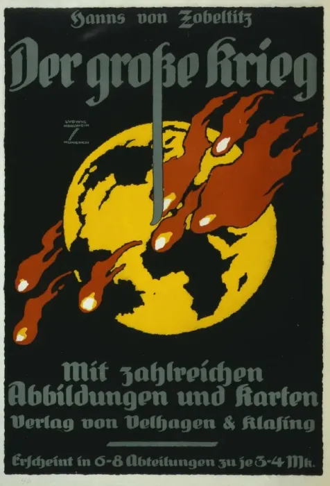 Framed Print : Der grosse Krieg, von Hanns von Zobeltitz, mit zahlreichen A Framed Print : Der grosse Krieg, von Hanns von Zobeltitz, mit zahlreichen A