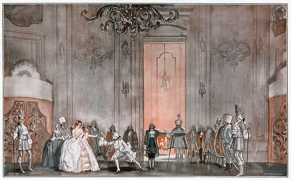 DER ROSENKAVALIER Octavian presents the Silver Rose to Sophie in Act II