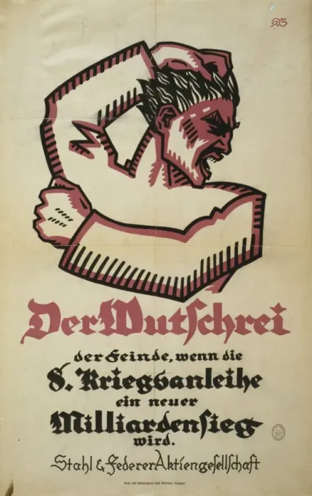 Framed Print : Der Wutschrei der Feinde, wenn die 8. Kriegsanleihe ein neue Framed Print : Der Wutschrei der Feinde, wenn die 8. Kriegsanleihe ein neue