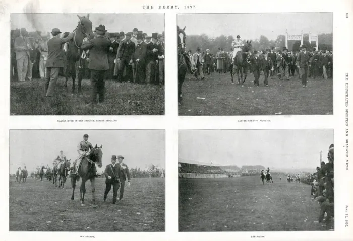 Framed Print : The Derby, 1897 Framed Print : The Derby, 1897