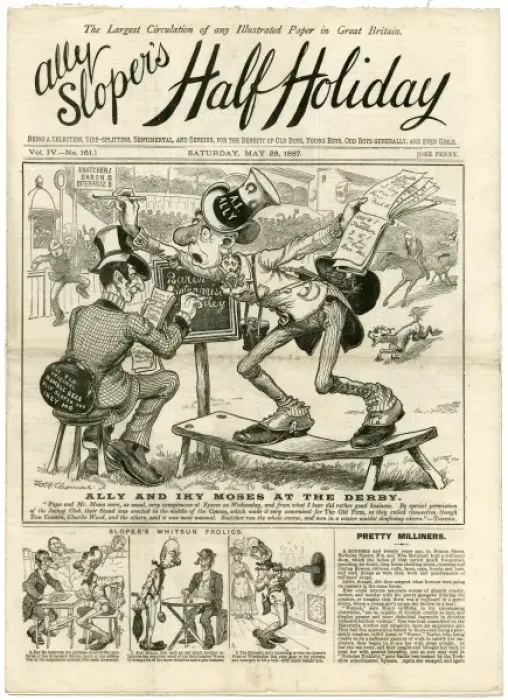 Framed Print : At the Derby / Ally Sloper Framed Print : At the Derby / Ally Sloper