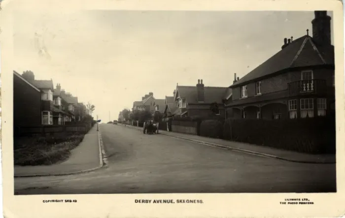 Framed Print : Derby Avenue, Skegness, England Framed Print : Derby Avenue, Skegness, England