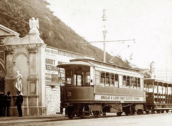 Derby Castle Station Douglas Isle of Man in 1898