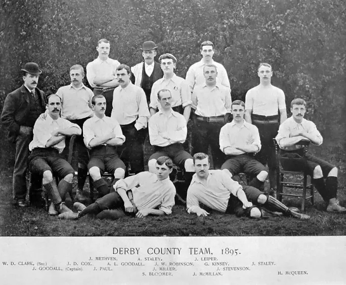 Framed Print : Derby County Football Team, 1895 Framed Print : Derby County Football Team, 1895